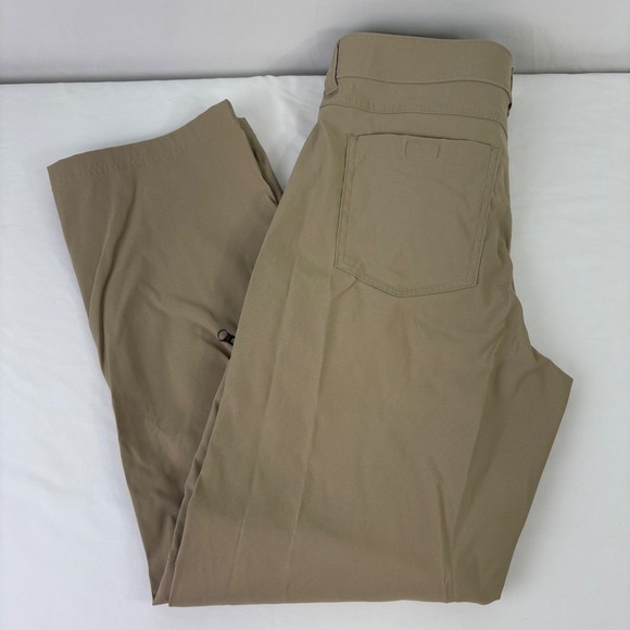 Eddie Bauer Rainier Tech Pant Mens 32x29‎ (34x28) Khaki Outdoor Cargo Zip PockeT - Picture 3 of 12